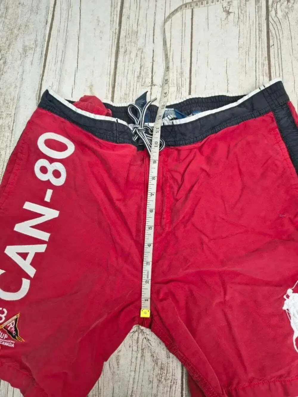 Polo Ralph Lauren Red Swim Trunks Shorts Size M